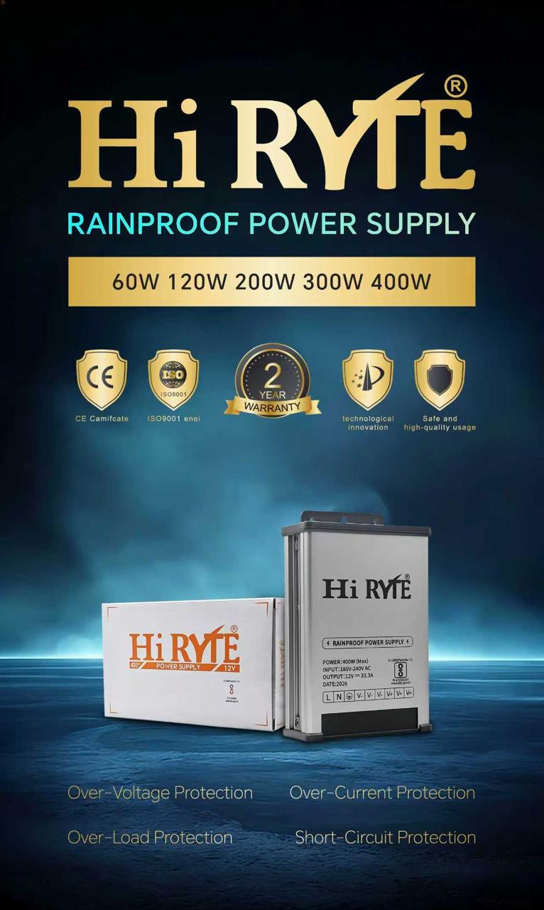 Hi RYTE - RAINPROOF POWER SUPPLY